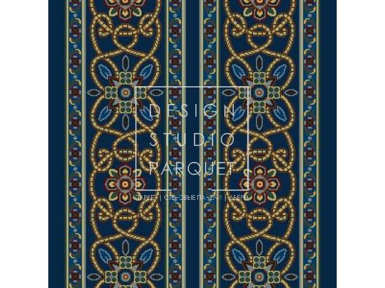 Ковровое покрытие Ege Cosmopolitan byzantine border blue RF5220668