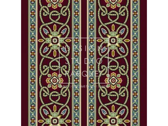 Ковровое покрытие Ege Cosmopolitan byzantine border red RF5285351