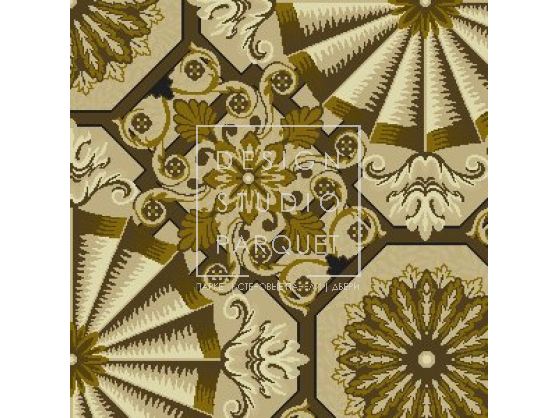 Ковровое покрытие Ege Cosmopolitan fan floral beige RF5285366
