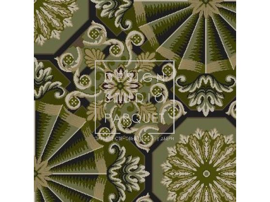 Ковровое покрытие Ege Cosmopolitan fan floral green RF5295813