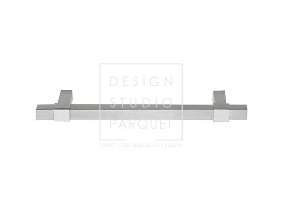 Ручка-скоба мебельная Formani SQUARE V35/128 Сатинированная нержавеющая сталь