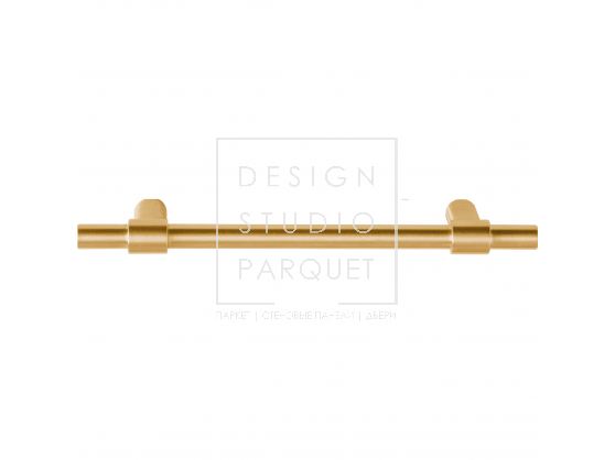 Ручка-скоба мебельная Formani ONE PB195/128 Сатинированное золото + PVD