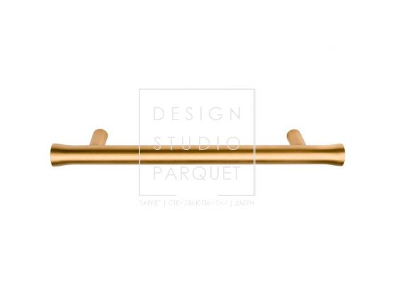 Ручка-скоба мебельная Formani NOUR EV9/128 Сатинированное золото + PVD