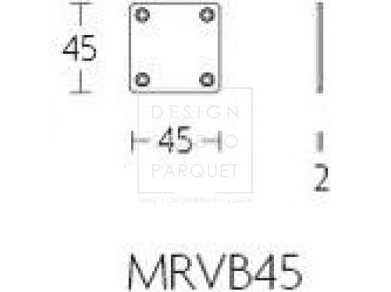 Накладка-заглушка Formani TIMELESS MRVB45 Глянцевый никель