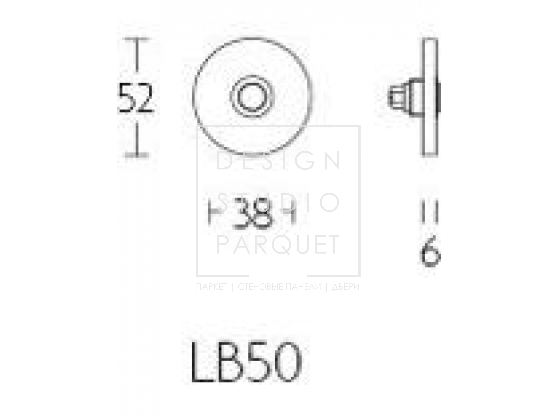 Дверной звонок Formani BASICS LB50 Вороненая сталь + PVD
